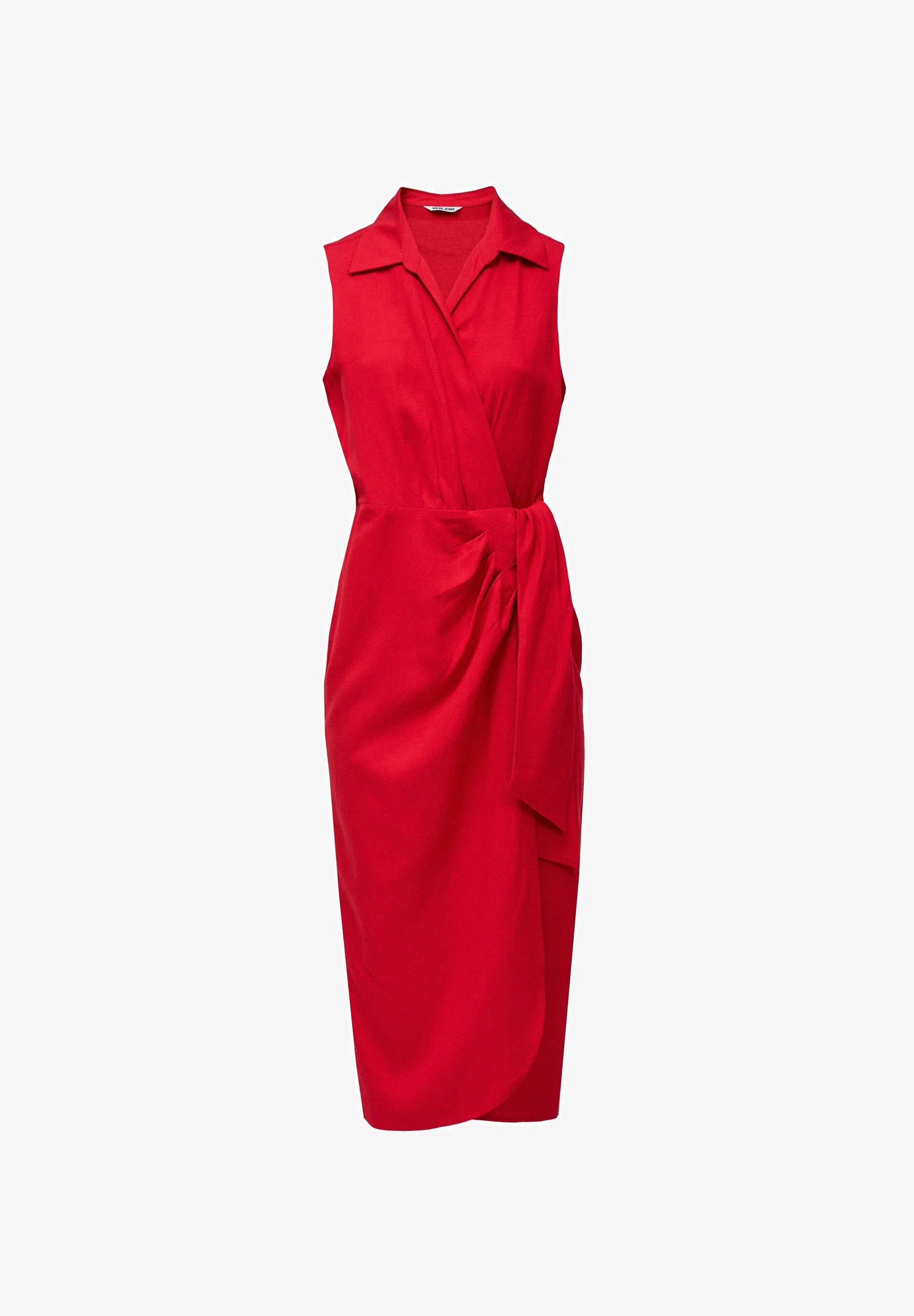 Vestido midi de lino
